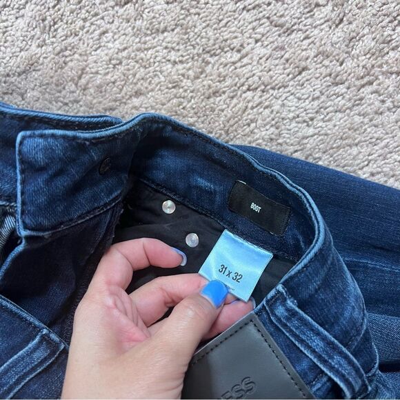 Express Jeans Boot Cut Blue Denim Medium Wash Mens Size 31x31 - Picture 6 of 8